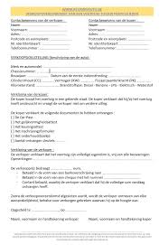 papieren bij verkoop auto