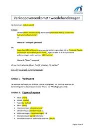 verkoop auto aan handelaar